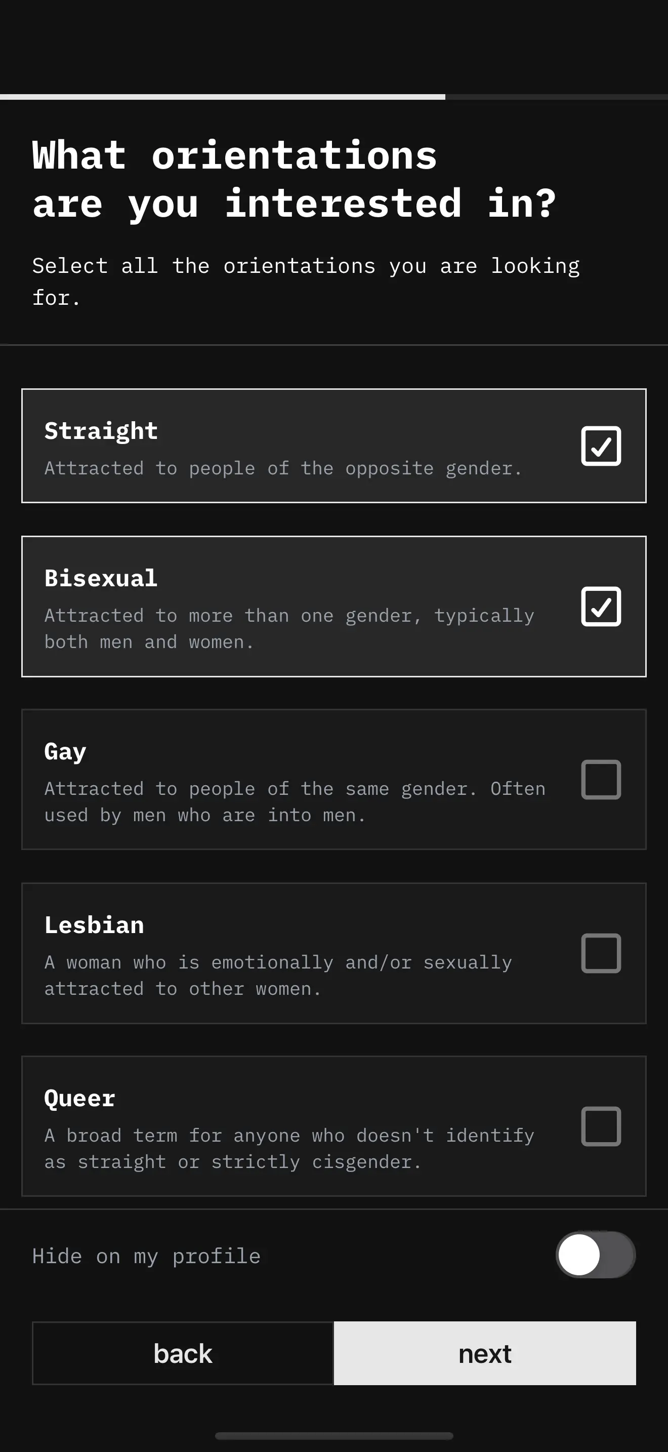 Glow filters preview